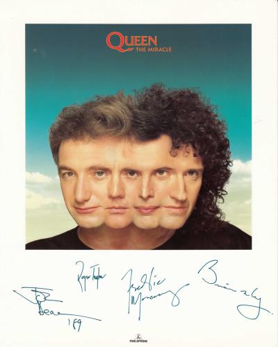 Queen The Miracle Print UK Memorabilia (680996) PRINT - 400x500 - jpeg Queen The Miracle Album